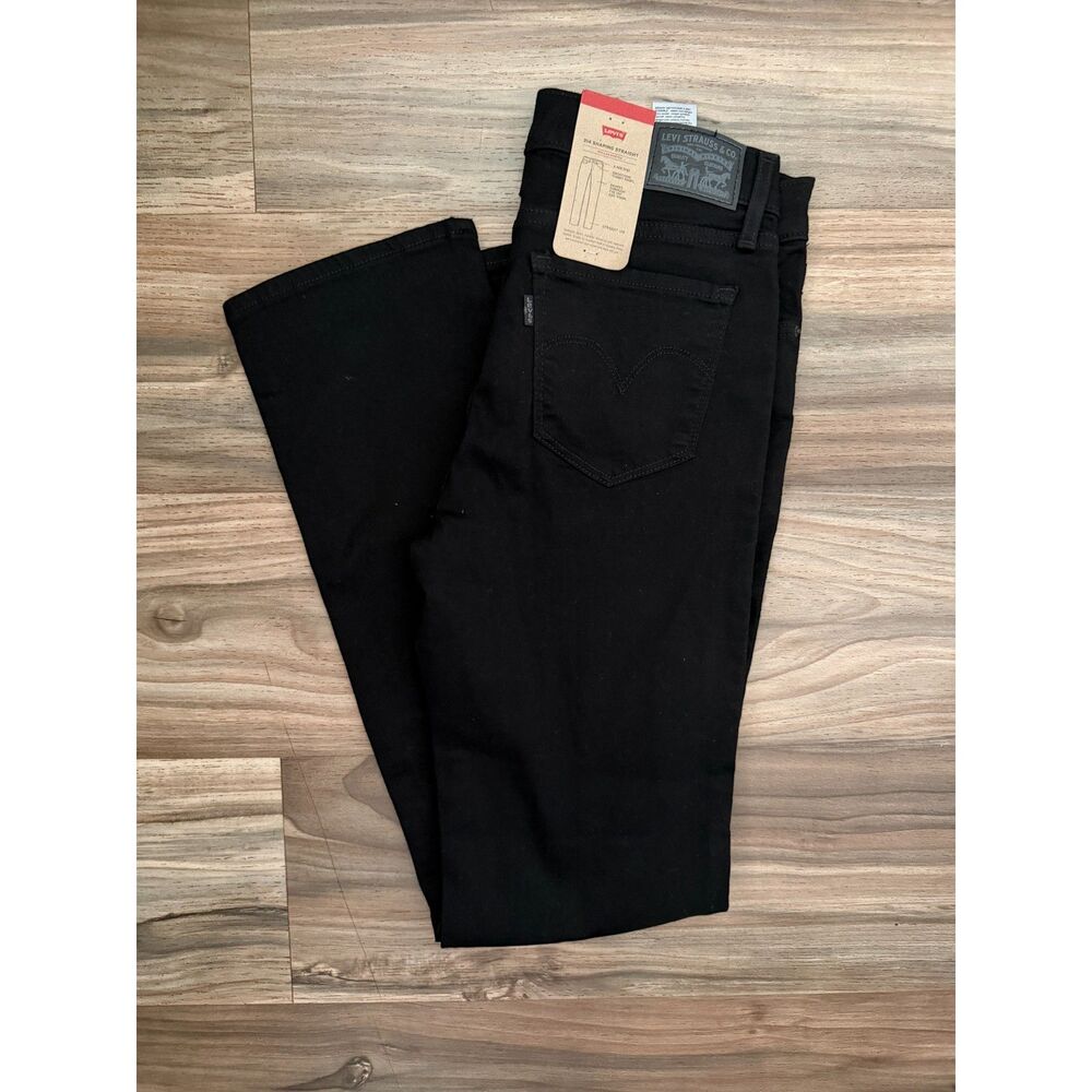 Levi's 314 Shaping Straight Black Jeans 28x32 - Picture 5 of 5